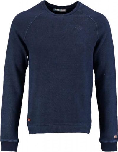 Cast iron donkerblauwe sweater - Maat M