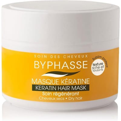 Byphasse, Vloeibare Keratine, Keratine, Haarbehandeling Crème Masker, Herstellend, 250 ml