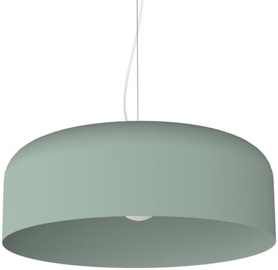 Moderne hanglamp met metalen cilinder - Diameter 50cm Aansluiting E27 - Made in Italy - voor keuken en woonkamer (IJsbergroen, 50cm)