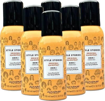 Alfaparf Style Stories Original Hairspray Strong Hold 100ml - 6 stuks
