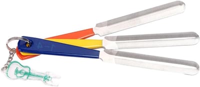 Gitaar Moer Vijlenset - Gitaar Reparatiegereedschap - Gitaar Onderhoud - Set Ronde en Platte Vijlen - 18.5 cm - Zoals afgebeeld