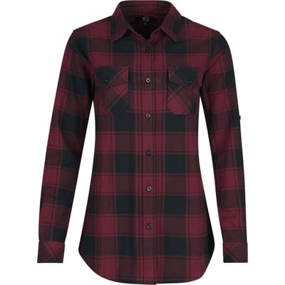 R.E.D. by EMP Blouse - Baby Ride Easy Out - S tot XXL - voor Vrouwen - zwart-rood