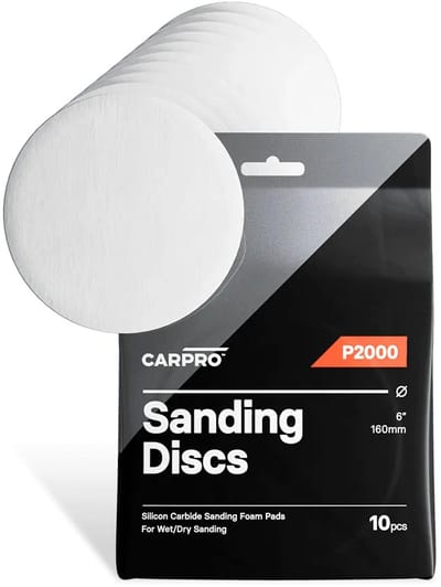 CarPro SiC P2000 Sanding Discs 130mm - 10 stuks