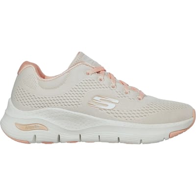 Skechers Arch Fit - Big Appeal Dames Sneakers - Natural/Coral