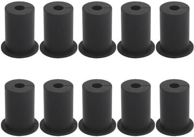 Dailygoods- Kabelgeleidingsset 10 Stuks - Siliconen Kabeldoorvoerbussen - Muurdoorvoeraccessoires - Kabelbescherming - Waterdicht - Netter Uiterlijk - Kabeldoorvoer
