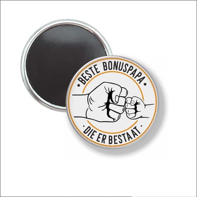 Button Met Magneet 58 MM - Beste Bonuspapa - NIET VOOR KLEDING