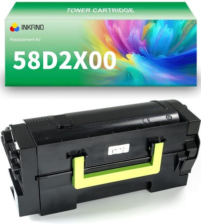 INKFIND 58D2X00 Zwart tonercartridge compatibel met Lexmark 58D2X00 Zwart geschikt voor Lexmark MS821 MS822 MS823 MS825 MS826 MX721 MX722 MX725 MX820 MX822 MX826 - 1-pack Zwart