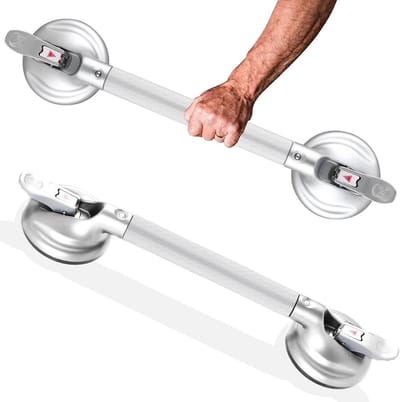 Veiligheidshandvat Douche en Badkuip - 19 Inch Grijpstang met Sterke Zuignap