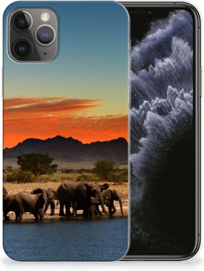 Apple iPhone 11 Pro TPU Hoesje Olifanten