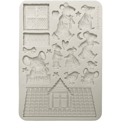 Silicon vorm A5 "Family - Mice"