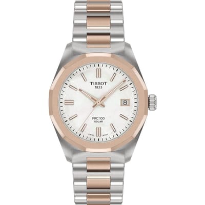 Tissot T-Classic T1518222211100 PRC 100 Solar Horloge