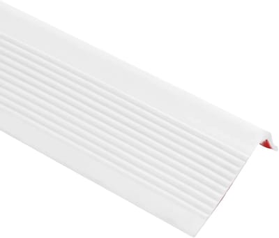 Zelfklevende traprandstrip – Voor thuis en kantoor – Antislip traprand – Wit (1000 × 5 × 2,5 cm)