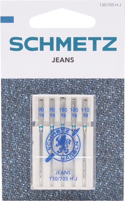 Schmetz Jeans - Naalden assortiment, per pakje