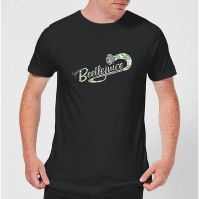 Beetlejuice Turn On The Juice Unisex T-Shirt - Black - S - Zwart