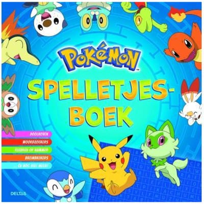 Deltas Pokemon spelletjesboek Educatieve boeken (spelletjes en raadsels)