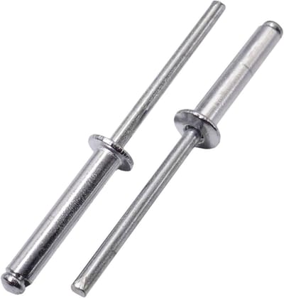 Blindklinknagels Aluminium 4,8 x 24 mm Met Stalen Doorn Koepelkop 20 Stuks
