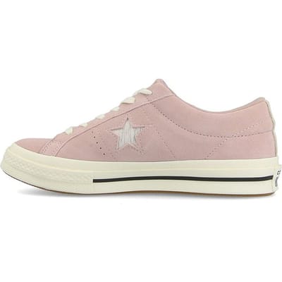 Converse One Star Cuir Décontracté Confortable Antidérapant Durable Léger Baskets Basses de Skate pour Femmes Rose 161539C 39.5 gray