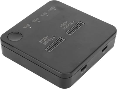 Smoakez - M.2 SSD Duplicator - Dual Bay - Offline Klonen - Type C - Gegevensbescherming - SSD Cloner Docking Station - Geschikt voor B Key en M Key...