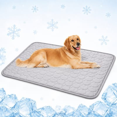 Daity 1 stuk - Koelmat voor honden, koelbed voor binnen, wasbaar huisdierbed (70 cm x 100 cm)