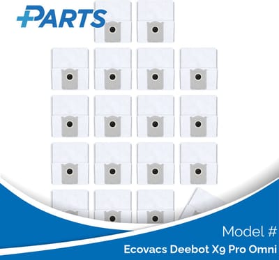 Ecovacs Deebot X9 Pro Omni Stofzakken (18 Stuks, Plus.Parts® alternatief voor DDB030041)