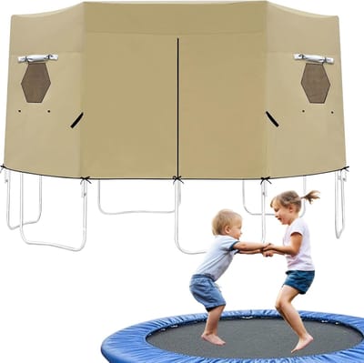 Trampoline Tent - Luifel Scherm - Buiten Spelen - Waterdicht Scheurbestendig - Diverse Maten - Blauw