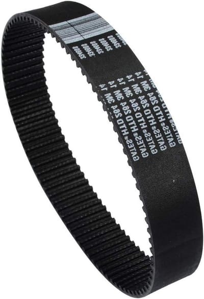 Aandrijfriem - Vervangende riem - Machineonderhoud - Brievenbuspakket - 364x14mm - Zwart