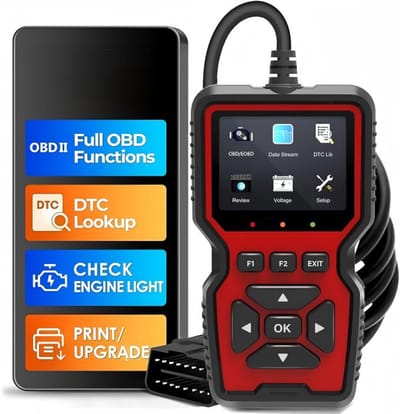 OBD2 Scanner – Auto Uitleesapparatuur – EOBD Scanner – Universeel Diagnoseapparaat met Nederlandse taal – Check Engine Auto Code Lezer – Storing Verwijderen – Plug & Play
