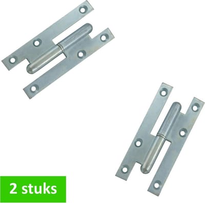 i-Fix paumelle | 110 x 50 mm | links | verzinkt | 2 STUKS