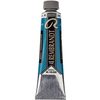 Peinture à l'huile - Rembrandt - Cobalt Turquoise Blue - 40Ml - Extra-fine - Mixte