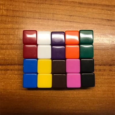 10 Stukslot 16 Mm Blanco Dobbelstenen Ktv Dobbelstenen Verf-vrij Eenvoudig Graveerbaar Diy Poker Dobbelstenen Schaken Bordspel Les Dobbelstenen 10 Kleuren
