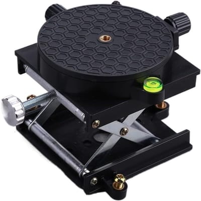 Hefplatform - Werkbank Lift - Experimenten Ondersteunen - 360 Graden Rotatie - 90x90x50mm - Zwart