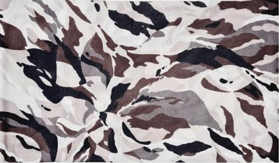 Haarsoires Haarband Multifunctioneel 45x25cm - Camouflage - Beige - Elastische Stof - Bandana Col Nekwarmer - Sport Outdoor Casual - Unisex
