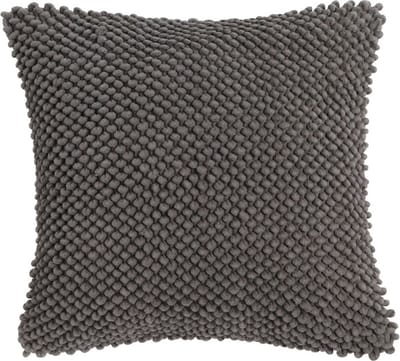 Jumbo Dots Charcoal Grijs Kussen | 45 X 45 | Sierkussen Voor Woonkamer Of Slaapkamer