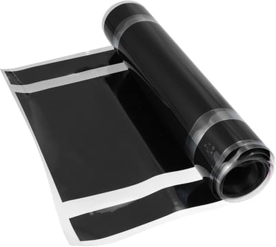 Dailygoods- Exterieur Sticker Zwart 30 x 180 cm - Auto Motorkap Sticker - Strepenpatroon - Eenvoudig te Installeren - Duurzaam Vinyl - Beschermt tegen Krassen - Motorkapstickers