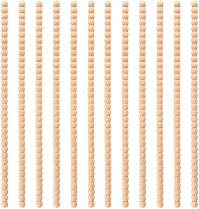 Dailygoods- Sierlijst Houtkleur - 12st Zelfklevend - Decoratieve Houtbekleding - Halfrond - 40x1,4 cm - Geschikt voor Muur/Raam/Deur - Houtdecoratie