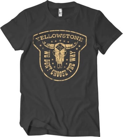 Yellowstone Heren Tshirt -M- We Don't Choose The Way Zwart