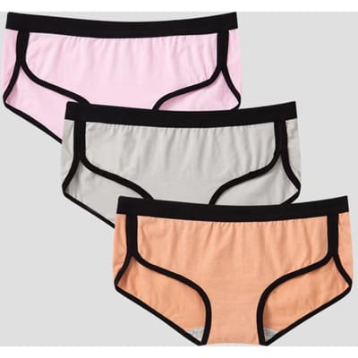 3 Stuks Dames Slips Katoen Sport Fitness Low-Rise Effen Zacht Ademend Ondergoed Lingerie Ondergoed Voor Vrouw Intiem XL&3pcs white