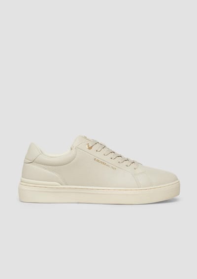 Lederen uitstraling casual sneakers s.Oliver