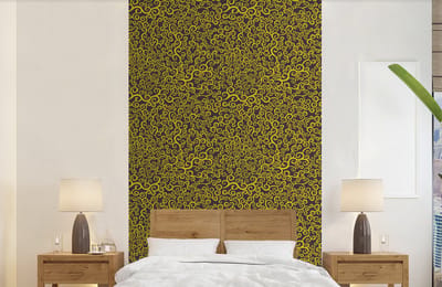 Behang - Fotobehang Krul - Art nouveau - Patronen - Breedte 150 cm x hoogte 240 cm