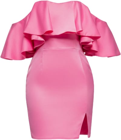 LARICA Jurk - Rits - Jurk Roze M