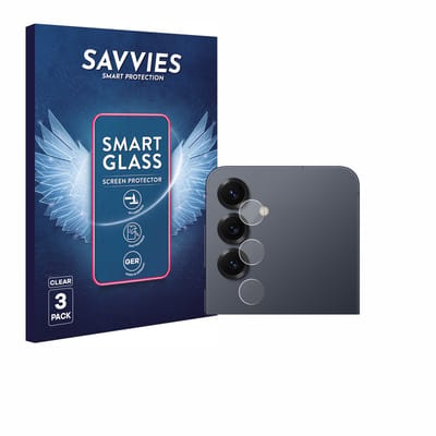 3 Stuks Savvies Screenprotector - geschikt voor Samsung Galaxy S25 (ALLEEN Camera Lens) - beschermfolie glas transparant