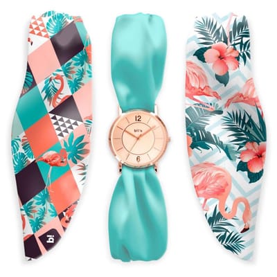 Set van horloge met 3 verschillende bandjes