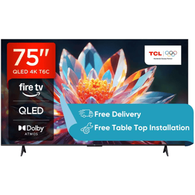 TCL 75T6C – 75 inch – 4K QLED – 120Hz
