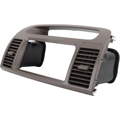 Middenpaneel voor luchtuitlaat op het dashboard Auto Voor AC Luchtuitlaat Paneel Assemblage Bezel Vervanging voor Toyota Camry XV30 2001 tot 2006 gray