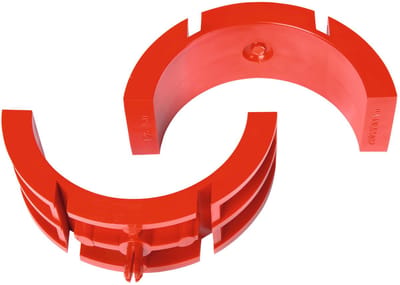 ROTHENBERGER Spanbekkenset voor ROCUT 160, 125mm, 2 halve schalen - 55032