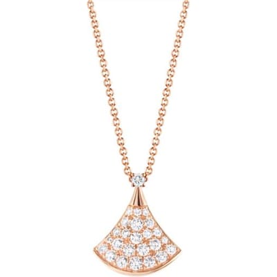 Boutique S925 Sterling Zilver Waaiervormige Hanger Rok Ketting Dames High-End Luxe Mode Sieraden 45cm beige