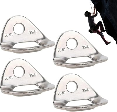 Klimbouten Hanger - Klimanker Set - Veilig Klimmen - Roestvrij Staal - M - Zilver