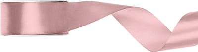Satijn lint 25mm breed licht dusty roze, rol 25 meter - hobbylint - sierlint - cadeaulint - satin ribbon