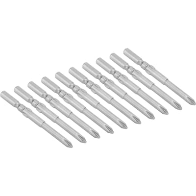 10 Pièces Embout de Tournevis 4mm Acier Allié S2 Électrique Tête Cruciforme Magnétique Jeu d'Embouts de Tournevis
