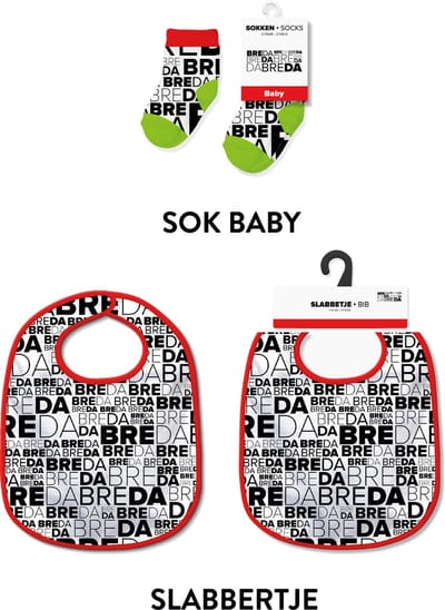 Slabbetjes en sokken met tekst - Baby cadeautjes en kraamcadeautjes - Breda
